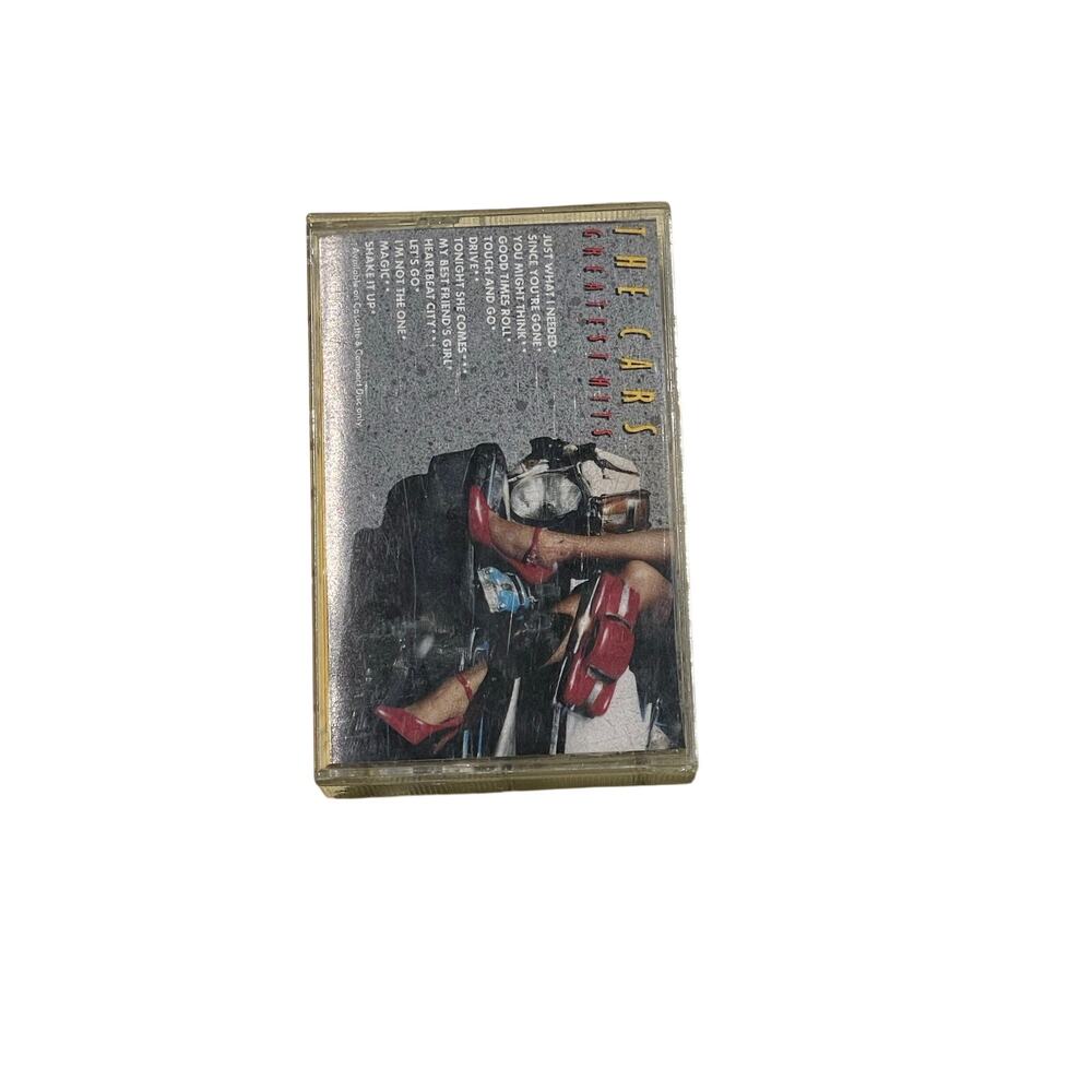 THE CARS Greatest Hits Cassette tape 1985 Elektra New Wave Rock